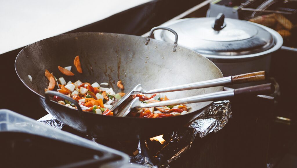 Leftover hack - Stirfry hot in the wok